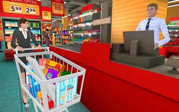 Super Market Shopping Mall Simulator: Urban City