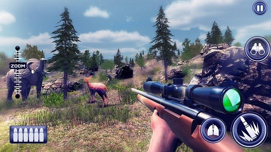 Wild Deer hunter