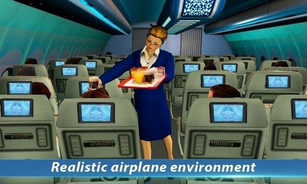 Sky Girl Flight Attendant Virtual Air Hostess Game
