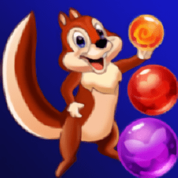 Happy Squirrel Bubble Shooter