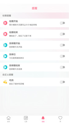 经期记录