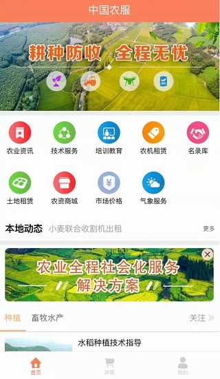 中国农服