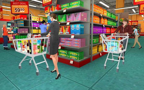 Super Market Shopping Mall Simulator: Urban City