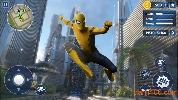 Flying Spider Rope Hero