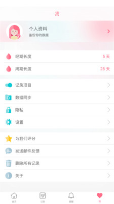 经期记录