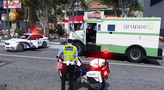 Police set weapons patrol simulator