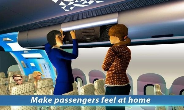 Sky Girl Flight Attendant Virtual Air Hostess Game