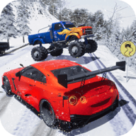 Car Crash : Icy Mountain Road