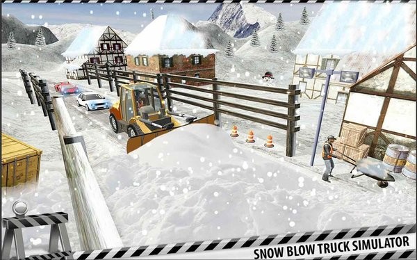 Snow Plow Truck Driver Simulator: Snow Blower Game