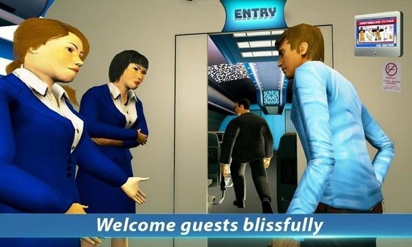 Sky Girl Flight Attendant Virtual Air Hostess Game
