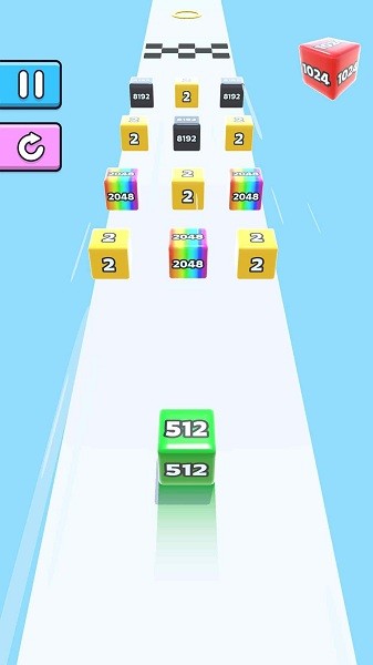 果冻运行2048(Jelly Run 2048)