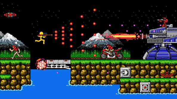 Stickman vs Pixel Combat
