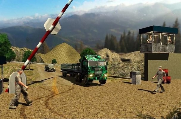 Offroad Army Transporter Sim: Uphill Driving Game