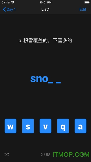 list背单词软件