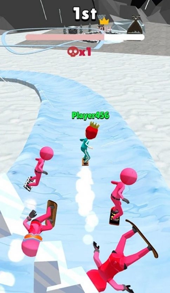 Snow Racing: Winter Aqua Park