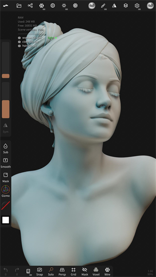 nomadsculpt3d雕刻建模 安卓版v1.90