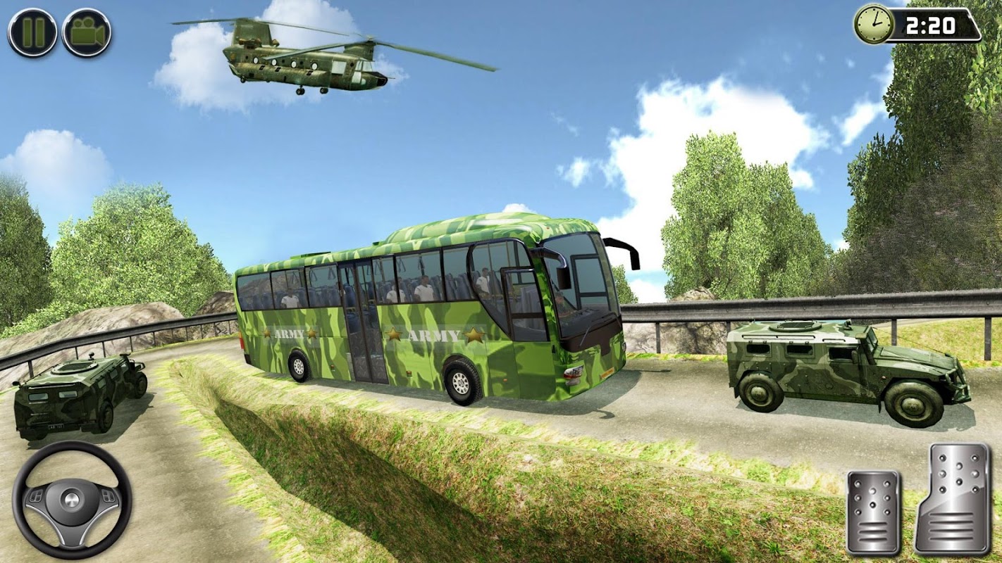 US Army Prisoner Transport: OffRoad Driving Games