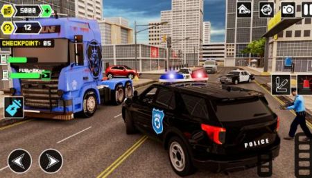 战术小队警察模拟器City Police Driving Car Simulator