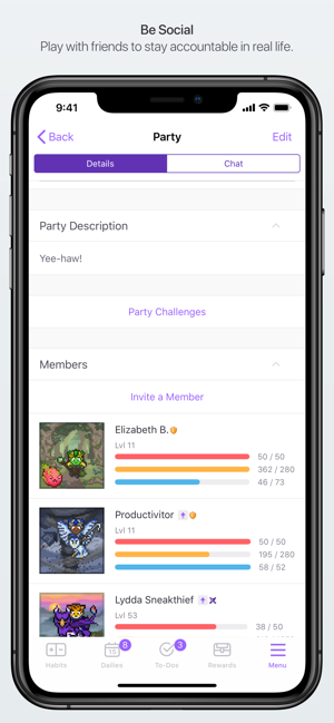 Habitica保持动力