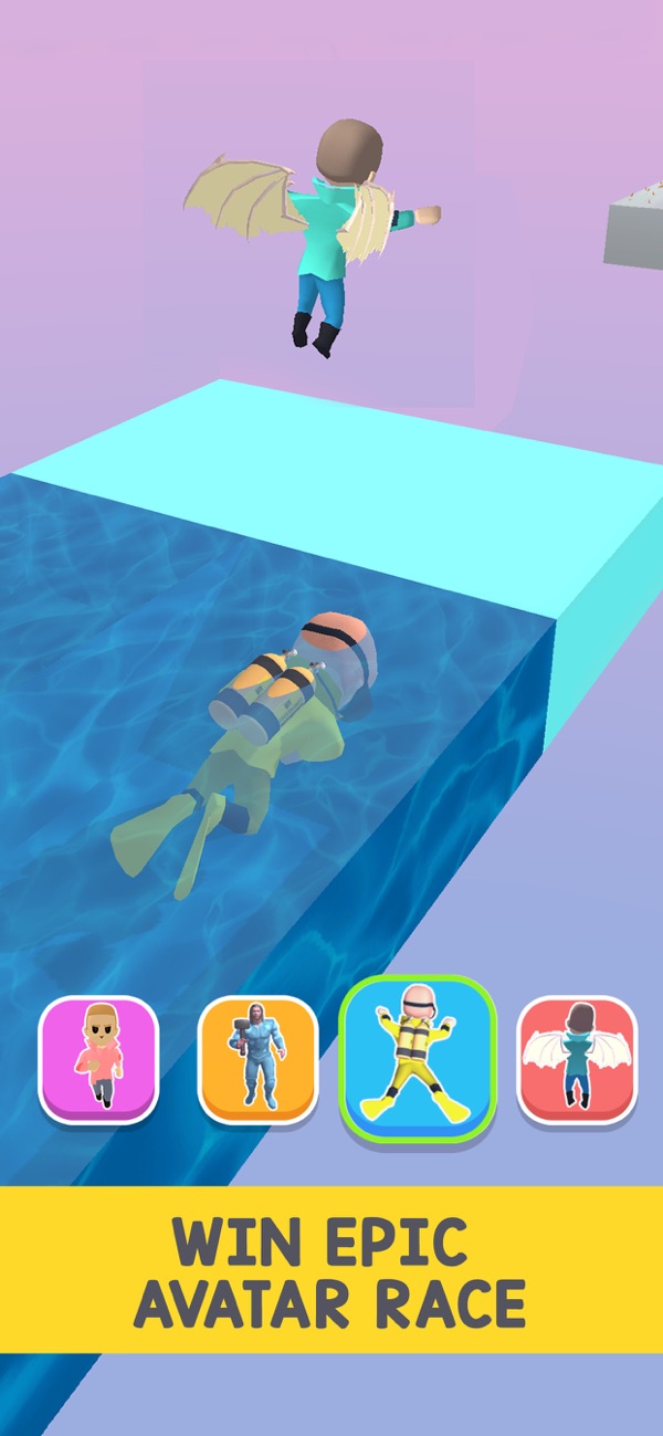 变形种族赛跑游戏