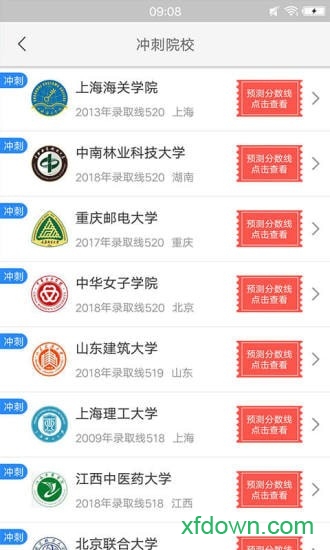 输入分数查大学