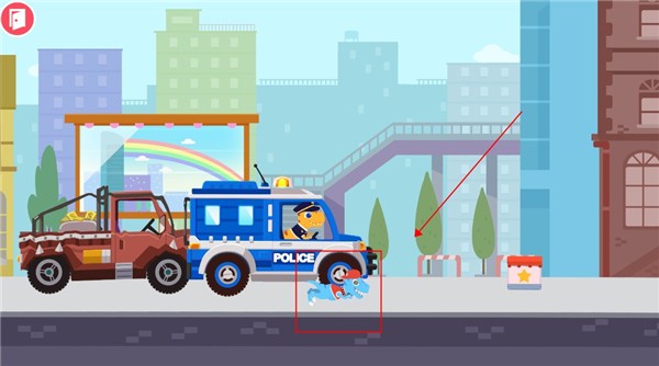 恐龙警车游戏