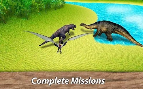 Jurassic Pterodactyl Simulator - be a flying dino!
