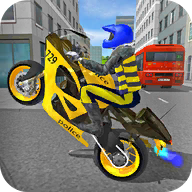 警察摩托车竞赛模拟器3DPolice MotorBike Race