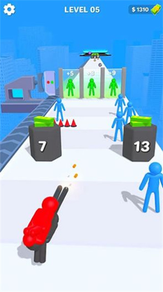 Human Gun Craft: Weapon Run