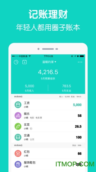圈子账本