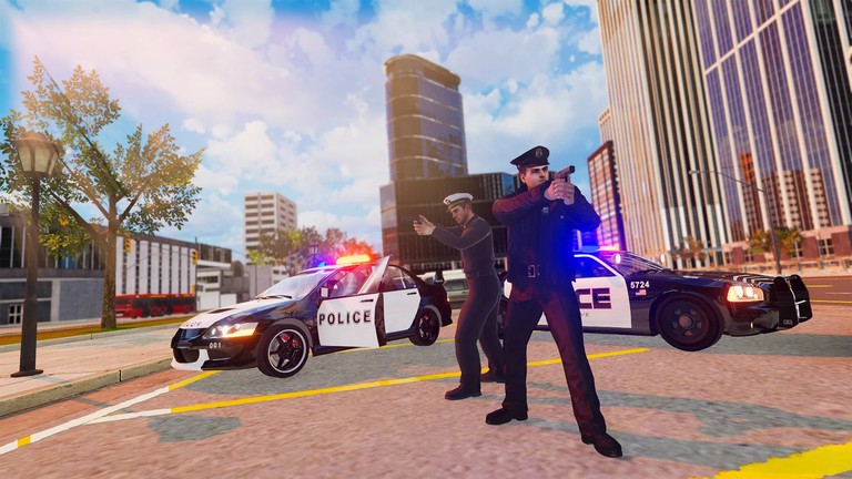 警车模拟驾驶