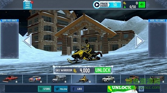 Snow Driver: Winter Ski Park