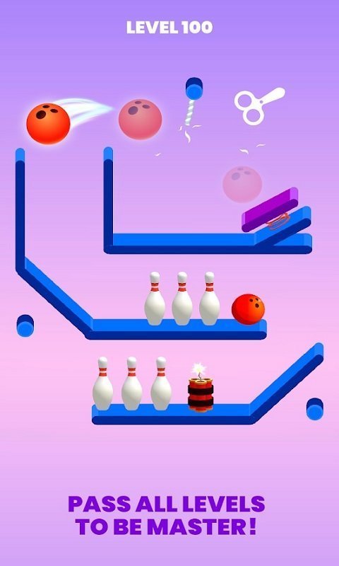 保龄球闯关Tricky Bowling