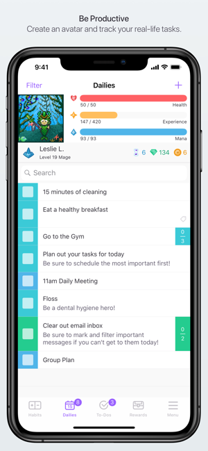 Habitica保持动力