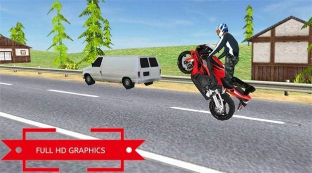 公路交通自行车赛Highway Traffic Bike Racer