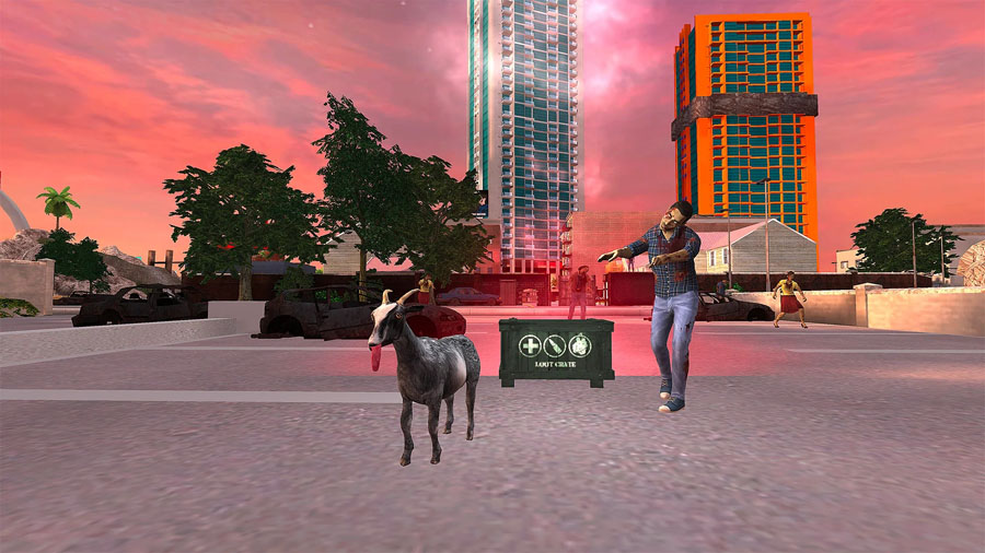 模拟山羊僵尸版下载中文版(Goat Simulator GoatZ)