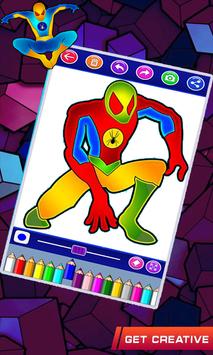 蜘蛛侠超级英雄染色(Coloring Spider Man)