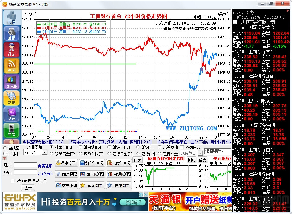 纸黄金交易通