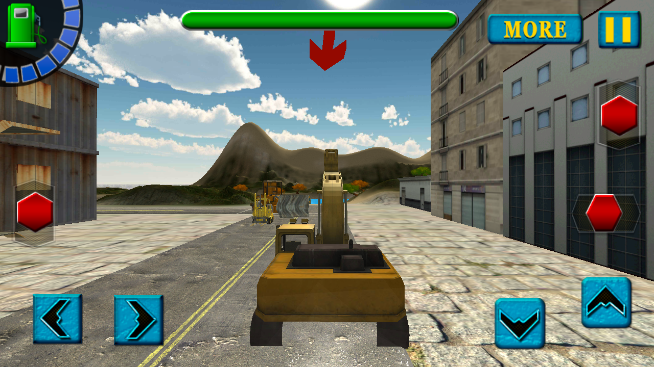 3D装载机驾驶卡车