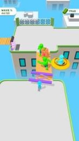 屋顶防御战游戏