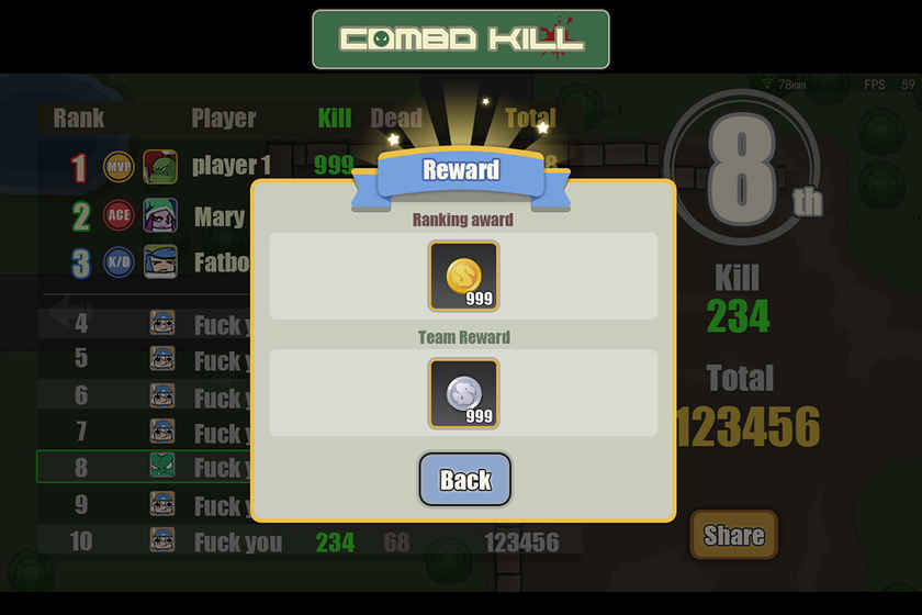 combo kill手游