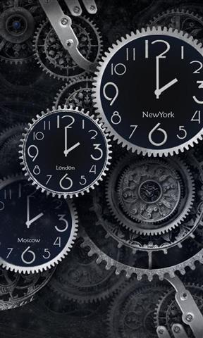 Black Clock Wallpaper Lite时钟动态壁纸