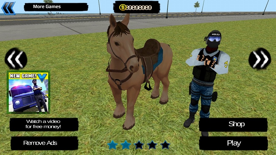 骑马警察3d游戏