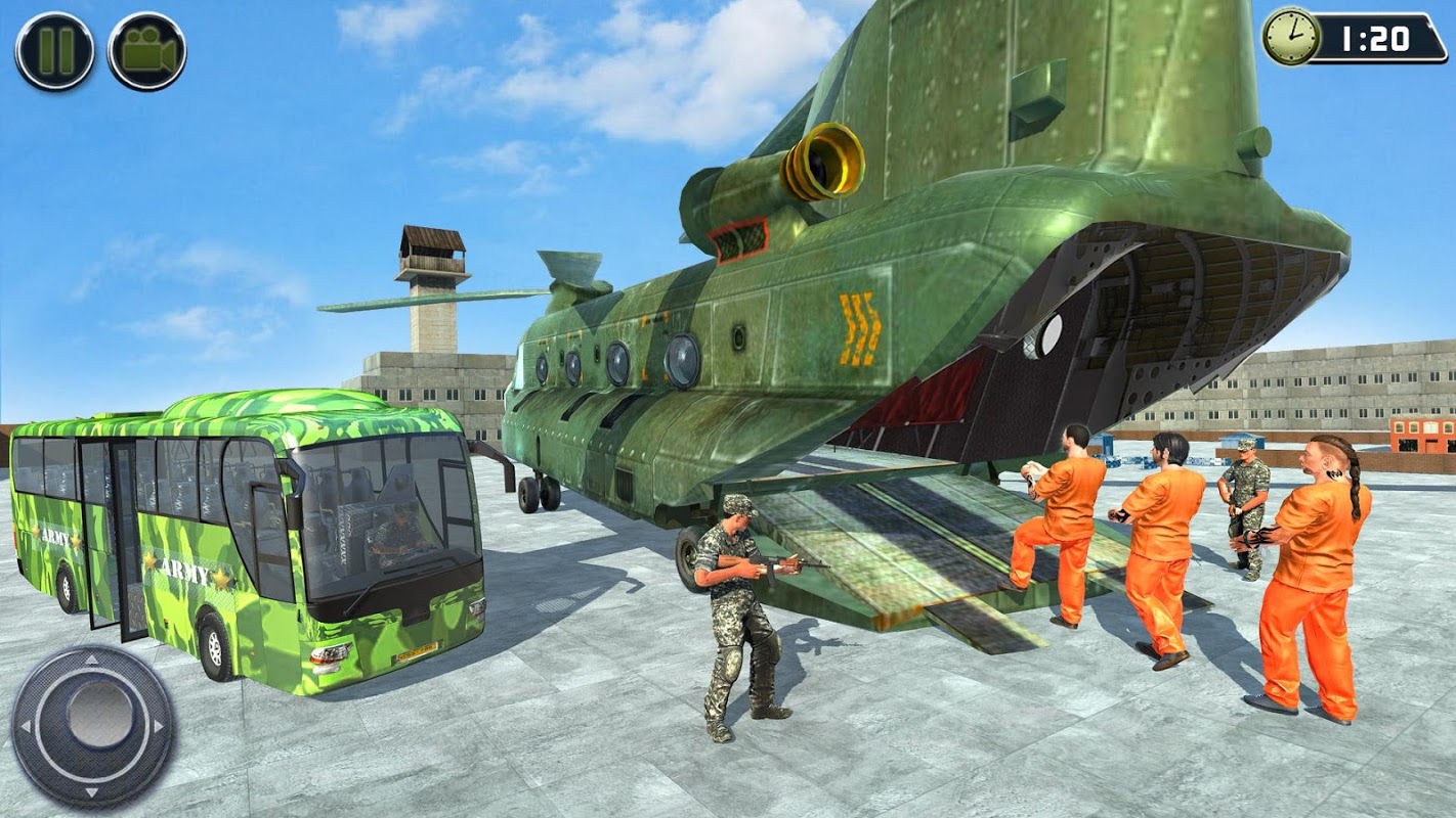 US Army Prisoner Transport: OffRoad Driving Games