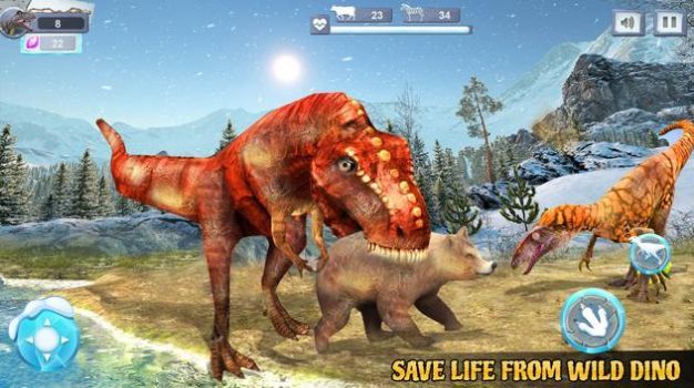 恐龙动物战斗模拟器(Winter Dino Simulator 2022)