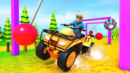 土路四轮摩托车赛车(Dirt Track Quad Bike Racing)