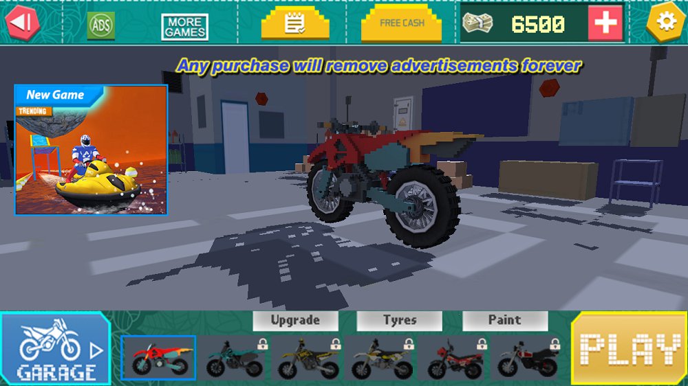 Blocky Moto Bike SIM: Winter Breeze