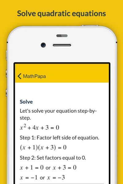 Math Papa代数计算器