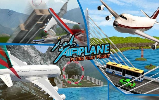 Flying Plane Flight Simulator 3D(城市飞行驾驶员模拟器)