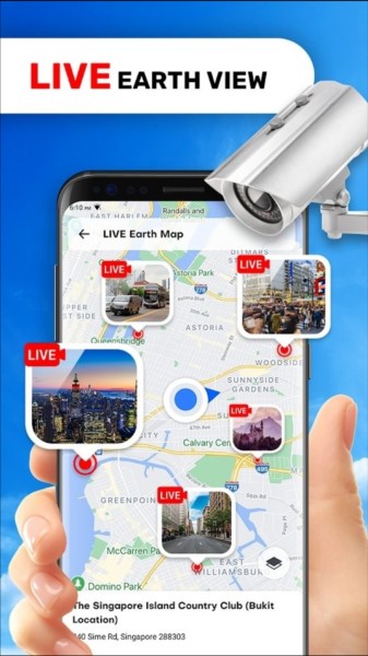 实时地球地图 卫星视图